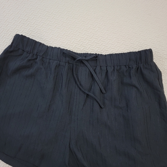 Shein Curve Black Shorts Drawstring Waist Size 2X - Picture 6 of 16